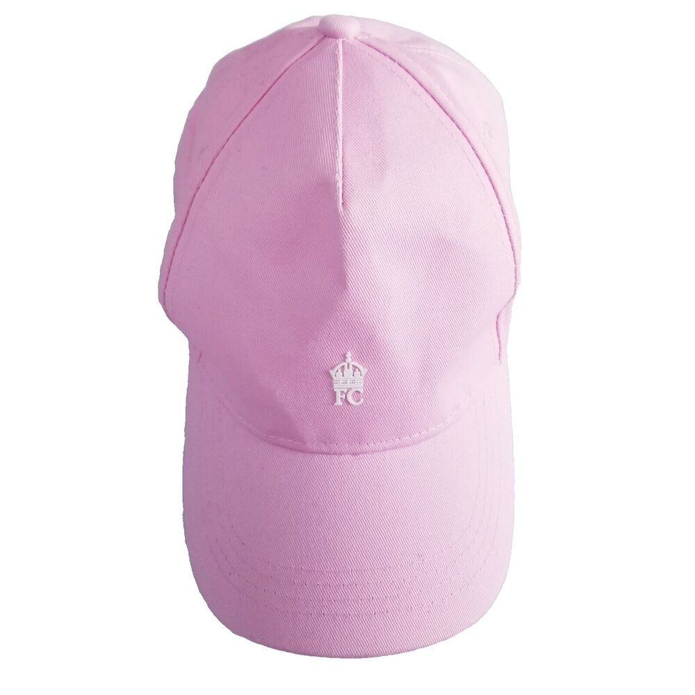 French Connection Crown Baseball Cap Size 0S Pink Cotton Logo